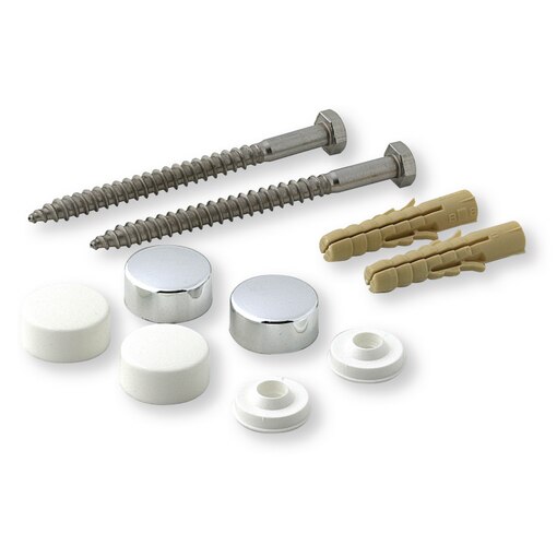 Kit de fixation WC et bidet chevilles courtes 6 x 70